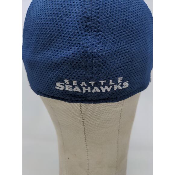 NFL New Era 39Thirty Seattle Seahawks Hat Size M-L Blue Embroidered Logo - Picture 8 of 12